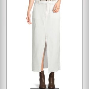 Rails Manhattan Slit Denim Maxi Skirt